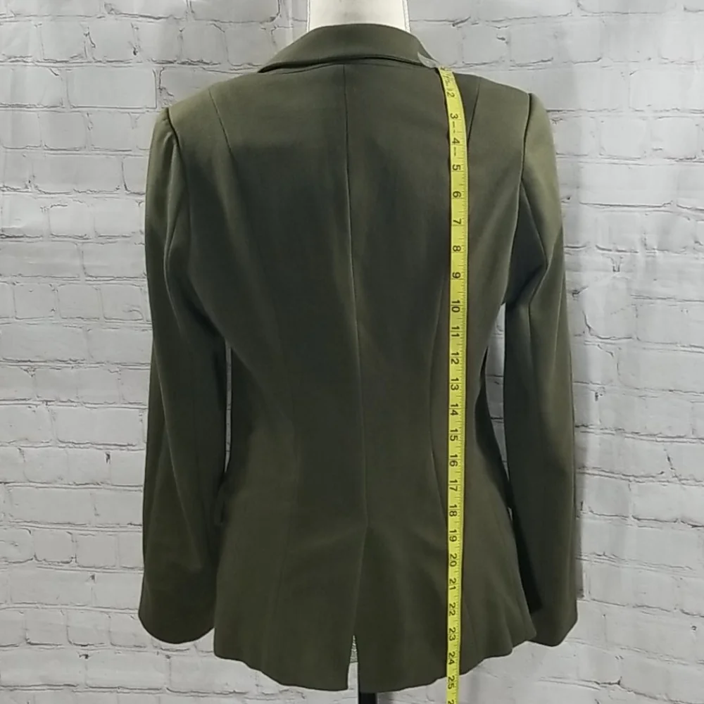 Anthropologie Cartonnier Green Jersey Blazer - Picture 2 of 7